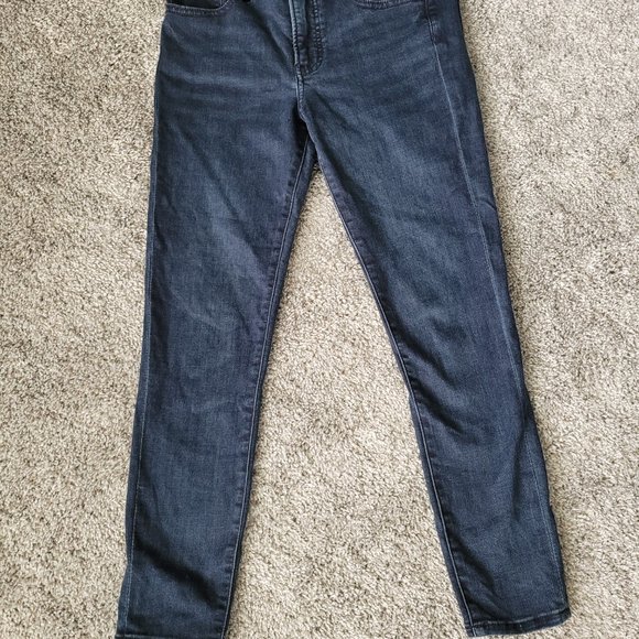 Express Mid Rise Dark Wash Supersoft Skinny Jeans 2S - Picture 5 of 7